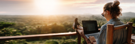 Remote work - ob von zuhause oder unterwegs