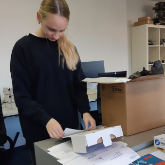 Kundenweihnachtsgeschenke vorbereiten