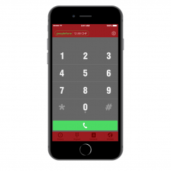Handy App von peoplefone