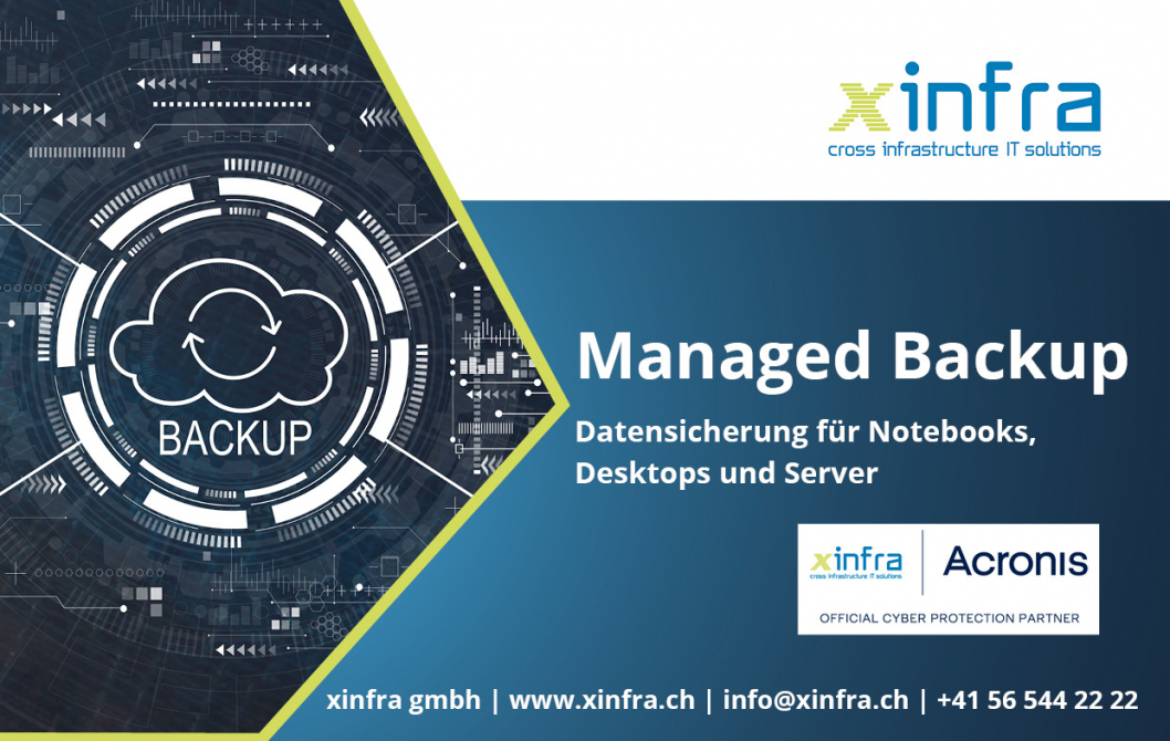 Backup-as-a-Service von Acronis steht für höchste Datensicherung.